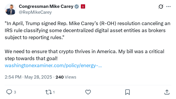 Screenshot of Archived Tweet