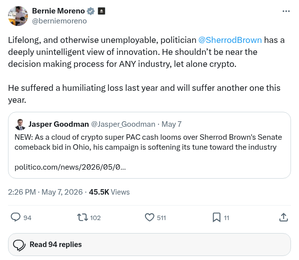 Screenshot of Archived Tweet