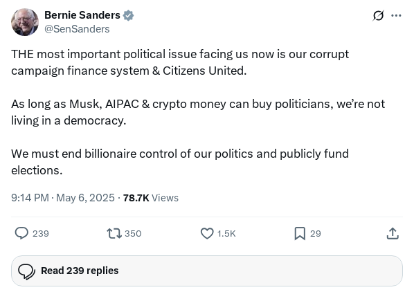 Screenshot of Archived Tweet