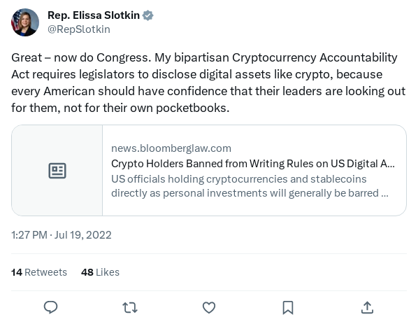 Screenshot of Archived Tweet