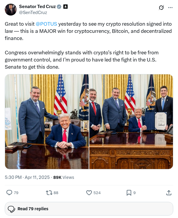 Screenshot of Archived Tweet