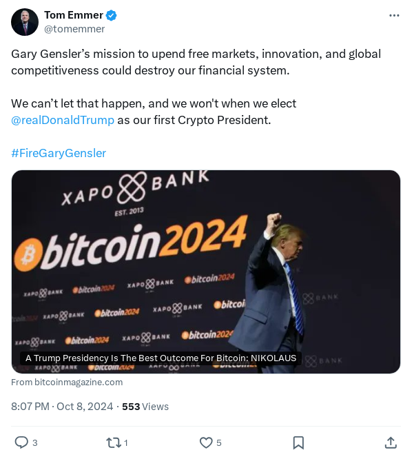 Screenshot of Archived Tweet