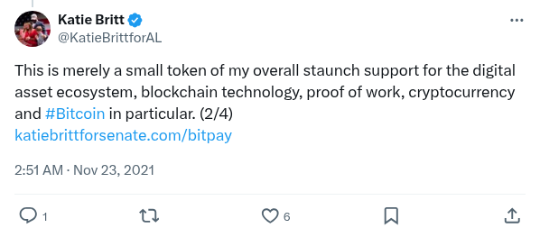 Screenshot of Archived Tweet
