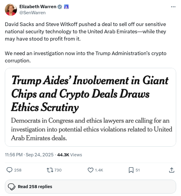 Screenshot of Archived Tweet