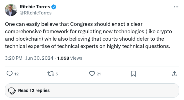 Screenshot of Archived Tweet