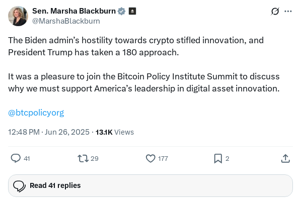 Screenshot of Archived Tweet
