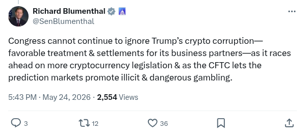 Screenshot of Archived Tweet