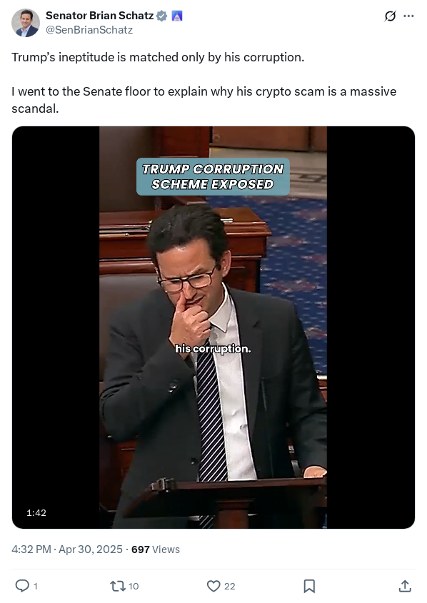 Screenshot of Archived Tweet