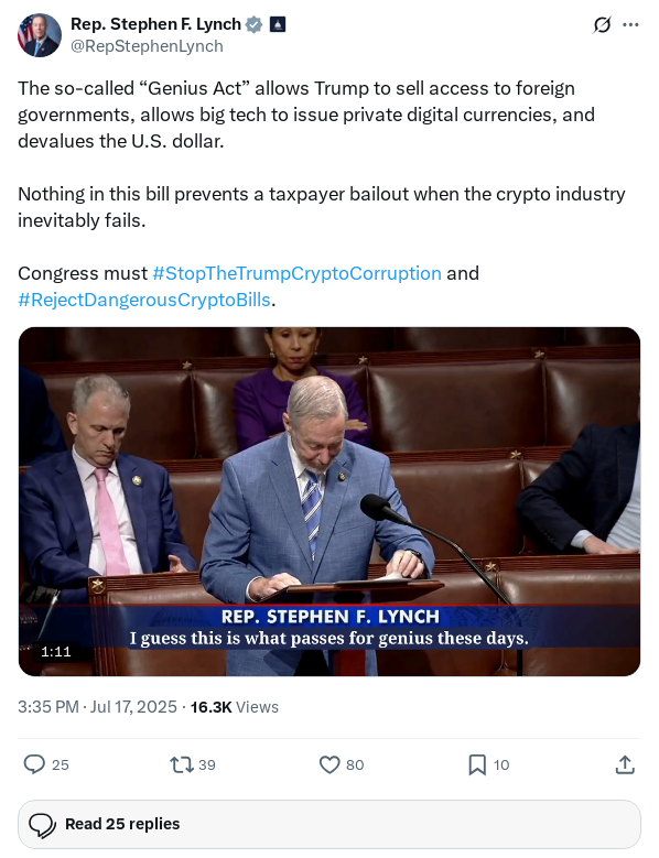 Screenshot of Archived Tweet
