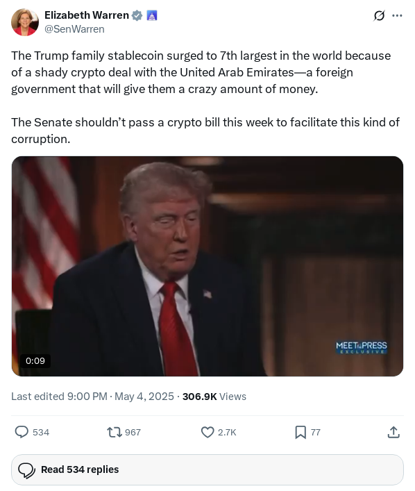 Screenshot of Archived Tweet