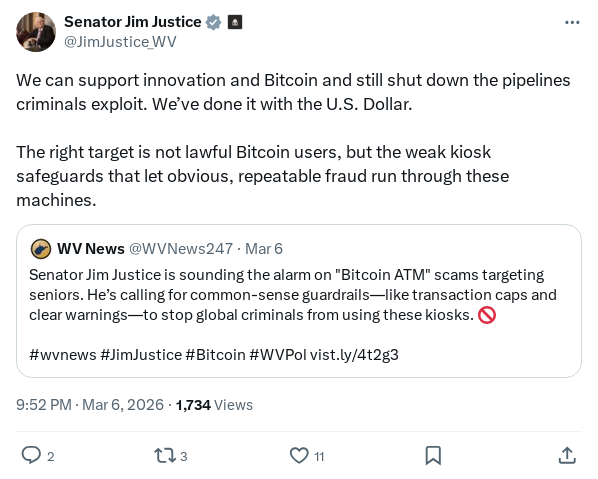 Screenshot of Archived Tweet